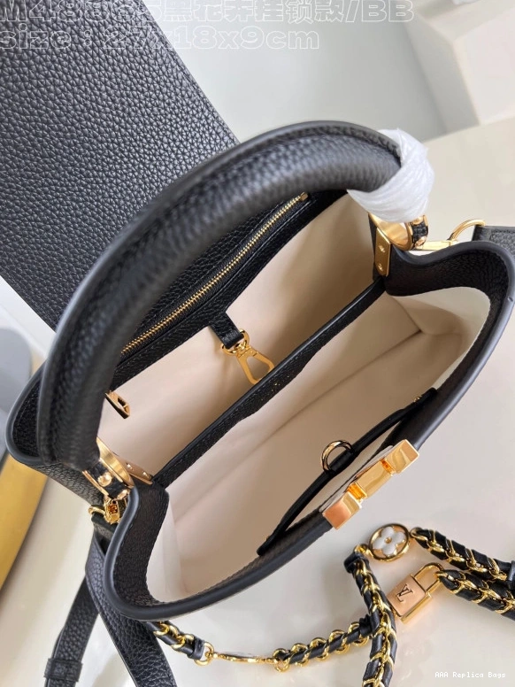 Aaa replica bags LOUIS BB-27*18*9CM CAPUCINES VUITTON 0817
